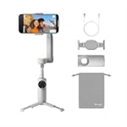 Insta360 Flow Pro – AI-Powered Gimbal Stabilizer for Smartphone, Apple DockKit Enabled, 360º Infinite Pan Tracking, 3-Axis Stabilization, Built-in Tripod, Portable & Foldable, AI Tracking