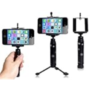 Fotopro EP-2 Aluminum Alloy Retractable Pocket Tripod for Smart Phone & Digital Camera (Silver)
