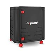 Livguard Inverter Battery Trolley with Covered Box | Support Single Jumbo/Flat Plate/Tall Tubular Battery |Heavy-Duty, Easy-Move Stand for Inverter and Battery – Black Red