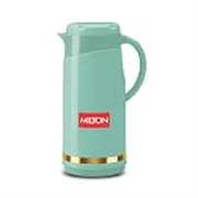 Milton Renova 1500 Water Jug, PU Insulated Inner Stainless Steel Hot & Cold Jug, BPA Free, Leak Proof, 1.3 L, Light Green, Ideal for Tea, Coffee, Water, Hot Beverages