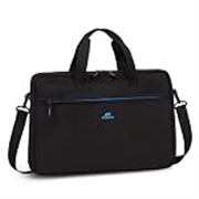 RivaCase Regent 8057 Black Laptop Bag 16″ Inches Smart Design Durability for both Versatility and Style Briefcase for Macbook, Gaming Laptop with Smart Organizer, Professional Bag for Business, Travel