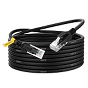 Ant Esports AEC6105 Cat6 Ethernet Cable 550MHZ HighSpeed UTP LAN Cable Network Cable Internet Cable RJ45 Cable LAN Wire Patch Computer Cord Category Gigabit 6 Wires for Modem,Computer,Router_5M Black