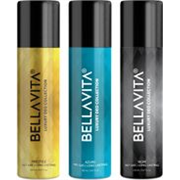 BELLAVITA Noir,Azure & Prestige Deo Parfum Combo|3x150ml|Long