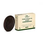 Panchagavya Ayurvedic Herbal Soap – 100% Natural & Organic Bath Bar | Enriched with Cow Ghee, Milk, Dung, Urine & Curd | Chemical-Free Panchagavya Soap for Glowing Skin – 125g (Pack Of 4)
