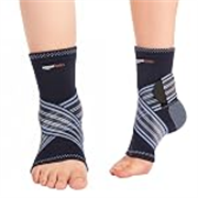 Amazon Basics Premium Ankle Support | Adjustable Compression for Daily Comfort | Breathable Fabric | Padded Design for Stability | Unisex | XL