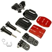 yantralay J-Hook Front & Side Helmet Mount for Hero 13/12/11/10/9/8/7/6/5,D JI OS MO Action 5/4/3,SJCAM,Eken – Compact Design – Filmmaking Accessory – 9-Piece Set