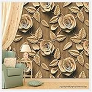 PAPER PLANE DESIGN Self Adhesive Wallpaper Floral Theme Matte Finish (10 Square Ft.)