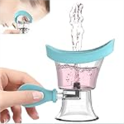 Eye Wash Cup, Eye Wash Bath Kit (Eye Drop Guide/Wash Cup), Silicone Eye Cup for Effective Eye Cleansing, Soothing Tired Eyes (1)