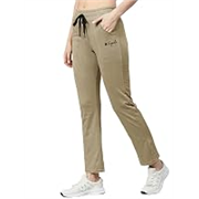 Women’s Premium Cotton Solid Track Pant with Elastic Waistband, Adjustable Drawstring and Side Pockets