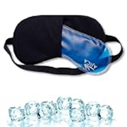 Aqua Ice Face & Eye Cooling Gel Pad and Aloe Vera Gel Mask Ice Pack for Face and Eye Patches Remove Dark Circles, Fatigue Cool Eyes Patch Pads Eye Care | Facial Skin Refresh Face Mask for Hot & Cold Therapy (Blue Eye Cooling Pad, Pack of 1)
