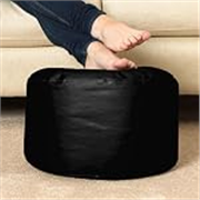 INSTER Faux Leather Footrest Cover Without Beans (Standard, FootRest)