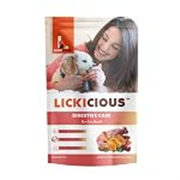 LICKICIOUS Nutritional Treats for Dogs – Digestive Care with Chicken, Duck, Lamb & Egg Whites | No Sugar, No Grains, No Added Water | Pack of 12 (1020g)