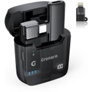 Grenaro Digital Display Wireless Mic with Charging Case- 3 Level