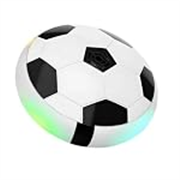 Rechargeable Hover Football Soccer Ball – LED Flashlight Indoor Air Football Toy for Kids | Fun, Engaging Hover Game with in-Built Battery | Perfect for Indoor Play (White)