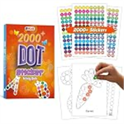 2000+ Dot Sticker Activity Book For 3+ Years Old Toddlers | Fun Sticker Set, Focus Builder, A to Z letters (Uppercase & Lowercase), Numbers 1-10 | Screen-Free Educational Activity For Kids
