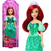 Mattel Disney Princess Dolls, Ariel Posable Fashion Doll Set with Sparkling Clothing and Accessories, Disney Movie Toys