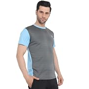 Round Neck Mens Lycra Blended Tshirt for Gym and Workout Keep You Cool and absorbe Sweat