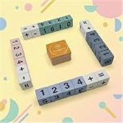 Addition & Subtraction Learning Kit | Wooden Math Blocks Game | Educational Toys for Kids 4-8 Years | Cognitive Development | Screen-Free Learning