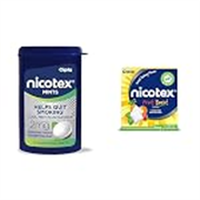 Cipla Nicotex Mints | Nicotine 2mg Lozenges (120 Pcs)| Helps Quit Smoking | Sugar Free | Cool Mint | Cipla Nicotex Nicotine Sugar Free Fruit Burst Gums 2mg | Helps to Quit Smoking | WHO – Approved Th