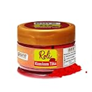 Pure Source India Ready-to-Use Red Kumkum Tilak Paste for Pooja & Spiritual Rituals |Natural and Organic Ingredients (50 GM)