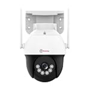 Trueview 3MP 4G Mini PT Security Camera with SIM Support | All-Time Color Vision | 360° Pan | Two-Way Audio | Human Detection | 256GB SD & Cloud | IP66 Waterproof | Alexa Compatible | STQC Certified