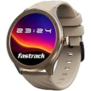 Fastrack FR2 Smart Watch, 1.38″ UltraVU HD Display, Blazing Fast UI, Working Crown, AI Voice Assistant, IP68 Water & Dust Resistant, Health Suite, BT Calling, Smartwatch for Men & Women (Beige)