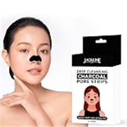 JAQULINE USA Charcoal Nose Pore Strips | Deep Cleansing Nose Strips for Blackhead & Whitehead Removal | Infused with Bamboo Charcoal & Aloe Vera | Unclogs Pores & Removes Oil & Dead Skin – 10 Strips