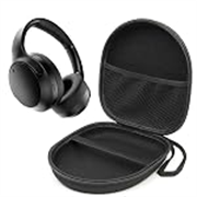 Sounce Portable Carrying Case Cover for Boult Newly Launched Q Over-Ear Bluetooth Headphones | Hard EVA Travel Storage Case with Shockproof, Waterproof, andPremium Protective Cover – Black