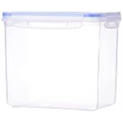 Aristo Lock & Fresh 213 Plastic Storage Container For Storing grains, pulses, rice, wheat etc- 2400 ML, Transparent Clear, large (LOCK&FRESH213) (19 x 13 x 16.5cm)