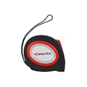 Spartan 5m x 19mm Zest Steel Measuring Tape With Unbreakable ABS Case | Easy Lock Button | Essential Tool for DIY, Craftsmen, Architects, Engineers (Pack Of 1, Red)