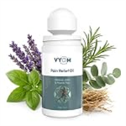 Vyom India Ayurvedic Pain Relief Roll On – Joint, Knee, Back, Muscle, Menstrual Pain, Instant Relief, Herbal Ingredients, Non-Greasy, Absorbs Easily, Multipurpose Roll On – 50 ml
