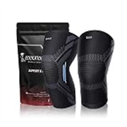 Cockatoo Knee Support For Men,Knee Cap Compression Support for Gym Running, Cycling, Sports, Jogging, Workout Pain Relief,Material: Nylon & Spandex(Pack Of Two) (C-KNEE-111-BLUE, S)