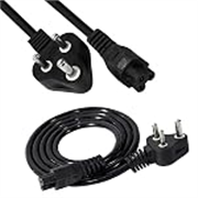 Storite 1.5M 3 Pin Laptop Power Adapter Cable, Black