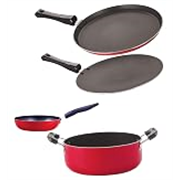 Nirlon Kitchen Accessories for Cooking pots and pan Combo Set of 4 Pieces (FT13_CT12_CVG_CS24)