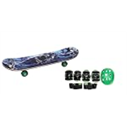 Klapp Skateboard with Kids Protective Knee & Elbow Pads/Guards for 10 Years & Above Protective Gear Set for Roller Skates, Cycling, BMX Bike, Skateboard, Scooter Riding for Outdoor Sports (Small)