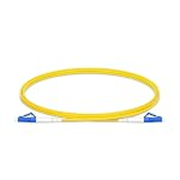 Madhabi SC to SC Fiber Patch Cord 1.5M, Single Mode Simplex 9/125 Jumper Cable, SC/UPC to SC/UPC Low Loss Optical Fiber Cable with Yellow Jacket for Network, Telecom, Data Center
