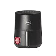 Pigeon Healthifry 3.3L Compact Digital Air Fryer | 1200W | 360° Rapid Air Circulation | 85% Less Oil | Non-Stick Basket | Touch Control | Perfect for 1-2 People | Auto Shut-Off | 2Y Warranty | Black