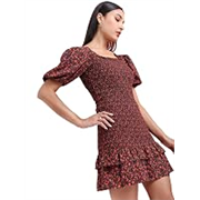 Tokyo Talkies Floral Printed A-Line Dress