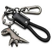 Dinosaur Keychain Bottle Opener | Metal Keychain with Carabiner Clip | Portable Key Ring Holder | Heavy Duty Keychain Charm | Everyday Carry Key Accessory for Men Women | Gift for Car & Bike Keys