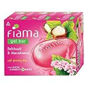 Fiama Gel Bar Patchouli & Macadamia 375g (125g Pack of 3) | Soft Glowing Skin | Skin Friendly pH | Moisture Lock with 30% Smoothing Body Serum | Bathing Soap for Women & Men | All Skin Types