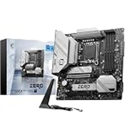 MSI B760M Project Zero, Back-Connect Micro-ATX – Supports 14th/13th/12th Gen Intel Core Processors, LGA 1700-75A DrMOS VRM, DDR5 Memory Boost 7800+MHz/OC, PCIe 5.0 x16, 2 x M.2 Gen4, Intel Wi-Fi 6E