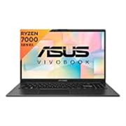 ASUS Vivobook Go 15, AMD Ryzen 5 7520U Thin & Light Laptop(AMD Radeon iGPU/8GB RAM/512GB SSD/FHD/15.6″/60Hz/Windows 11/M365 Basic (1Year)*/Office Home 2024/Mixed Black/1.63 Kg) E1504FA-NJ133WS