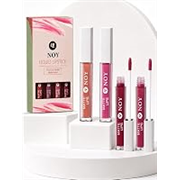 Noy Liquid Matte Lipstick Bold Matte Pigment for a Sleek, Chic Look – Creamy Nude, Nude Pink, Red Wine, Venetian Red Shades Pack of 4