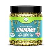 Go Vegan Roasted Salted Edamame, 150gm (46% Protein, 17% Fiber, Lightly Salted Young Green Soybeans | 100% Veg Protein Rich Snacks)
