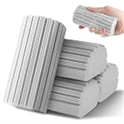 4 Pack Damp Clean Duster Sponge, Reusable Sponge Baseboards Cleaner Brush, Duster for Cleaning Blinds, Vents, Glass, Railings, Mirrors,Window Track Grooves and Faucets