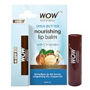 WOW Skin Science Shea Butter Nourishing Lip Balm with Ceramides – Hydrating Lip Balm for Dry, Chapped Lips | Strengthens Lip Skin Barrier | SPF 30 | 4g