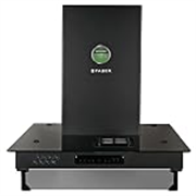 Faber 3 Way Suction Chimney with Air purifier & Fan,60 cm,1095 m³/hr (HOOD 3N1 AERO. SPARKLE PRO 3D AB TC 60,Baffle Filter,Touch Control, Alligator Black)
