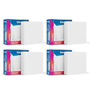 Crompton Platina Star Stylus Surface Panel 6W Square Warm White | Pack of 4 | No False Ceiling Required, Outer Dimension: 90 mm | Surface Mount | for Hall, Bedroom, Kitchen, Office, Store