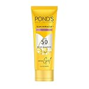 POND’S Sun Miracle SPF 50 PA+++ Crème Gel Sunscreen -Protect & Bright, With 3% Niacinamide, Fade Dark Spots in 4 Weeks, Lightweight, No White Cast 100g