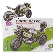 593-Piece Building Blocks Bike |Creative Engineering Kit|DIY Motorcycle Model with Functional Mechanics | Durable Construction Blocks for Kids & Adults | Ideal Gift for Builders & Enthusiasts